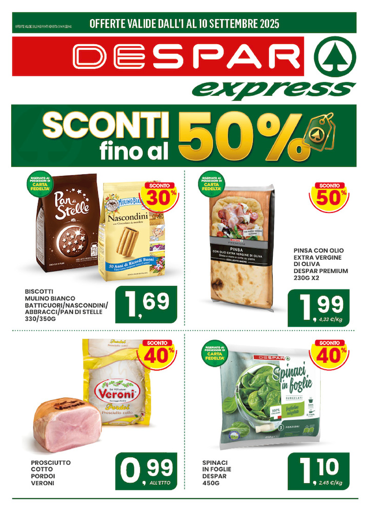 SCONTI fino al 50%