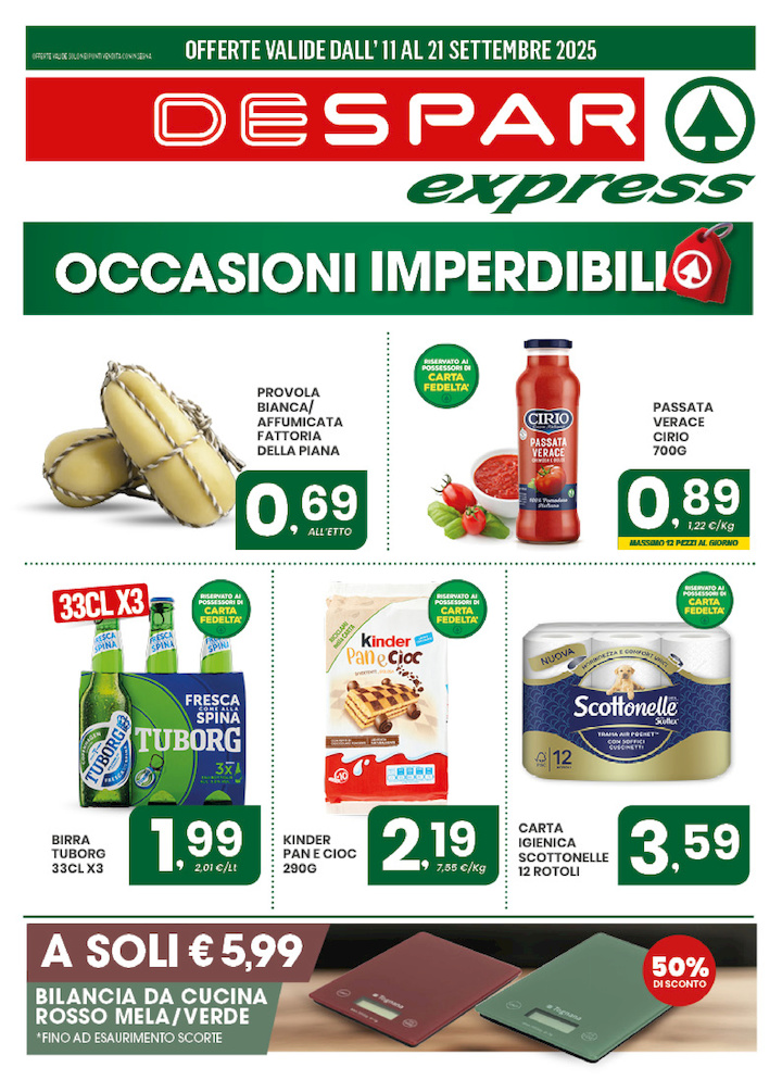 OCCASIONI Imperdibili