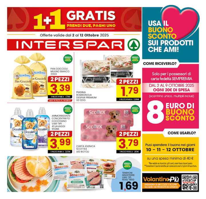 1+1 GRATIS - Prendi 2, Paghi 1