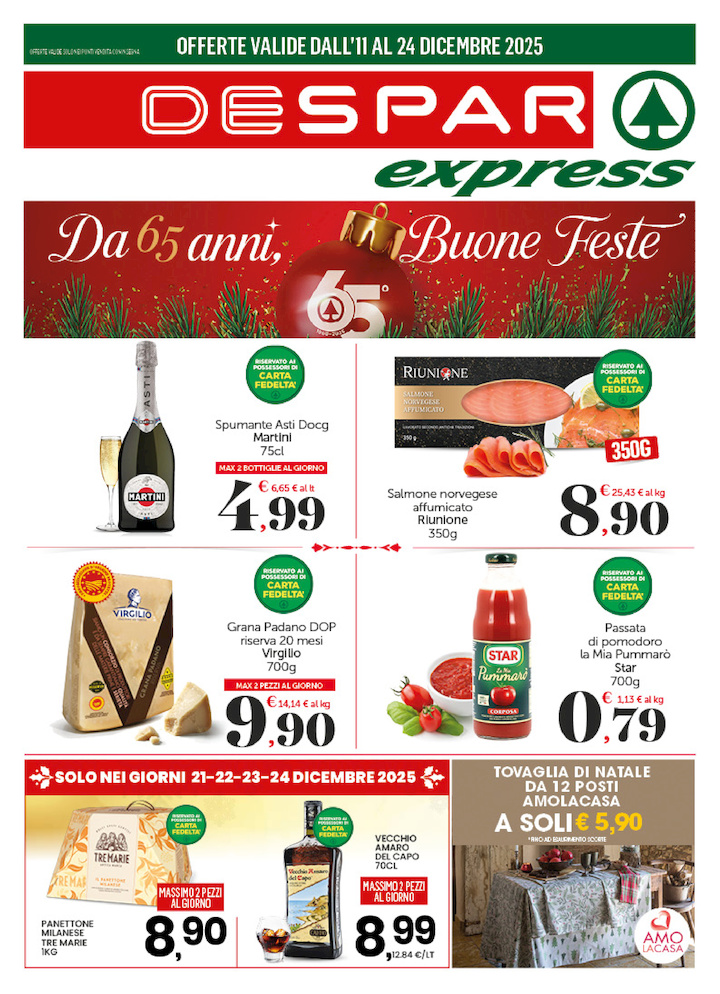 Da 65 anni, Buone Feste