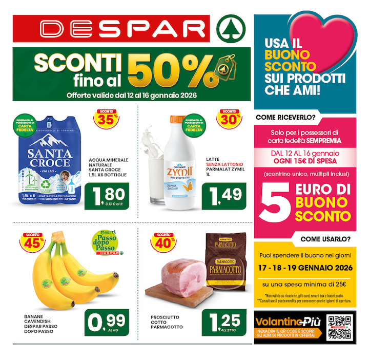 Sconti fino al 50%