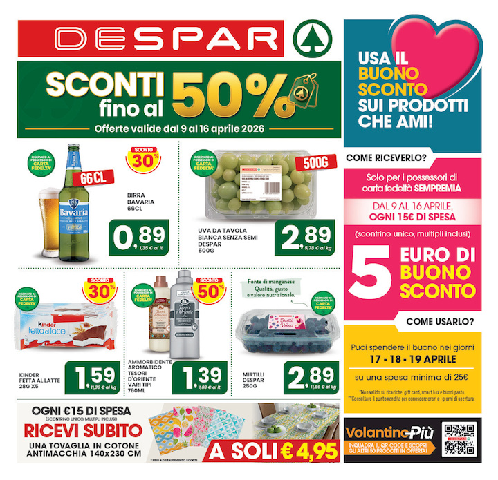 Sconti fino al 50%