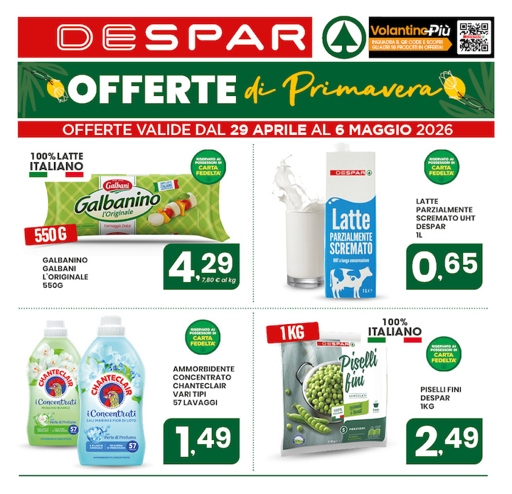 OFFERTE DI PRIMAVERA