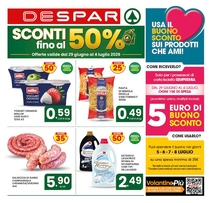 SCONTI fino al 50%