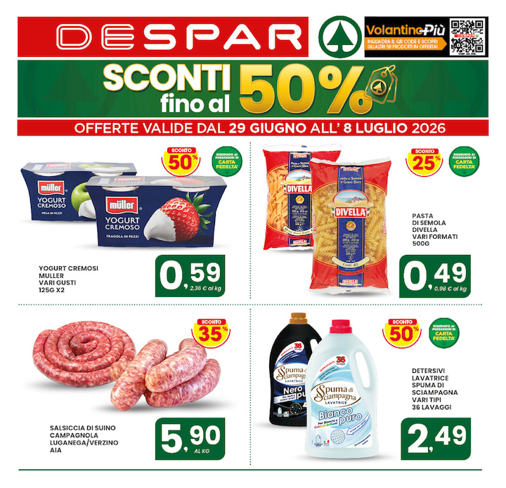 SCONTI fino al 50%