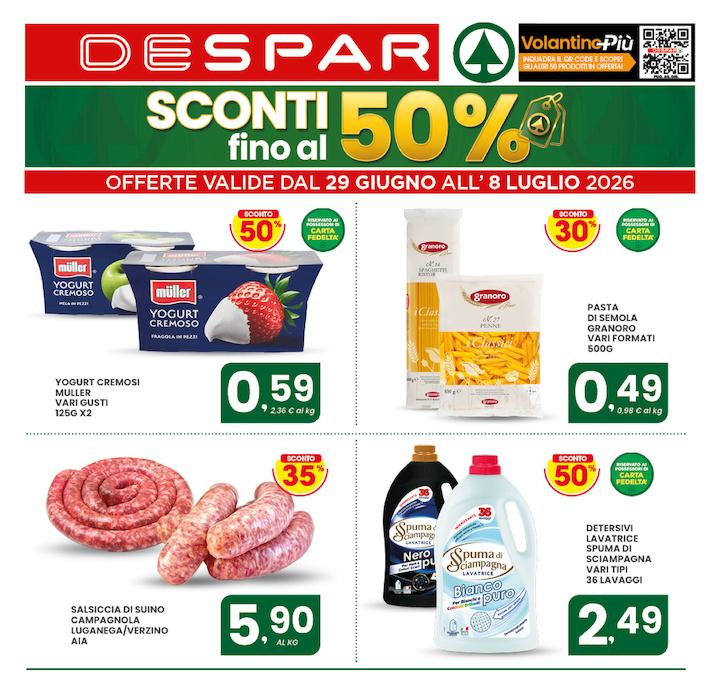 SCONTI fino al 50%