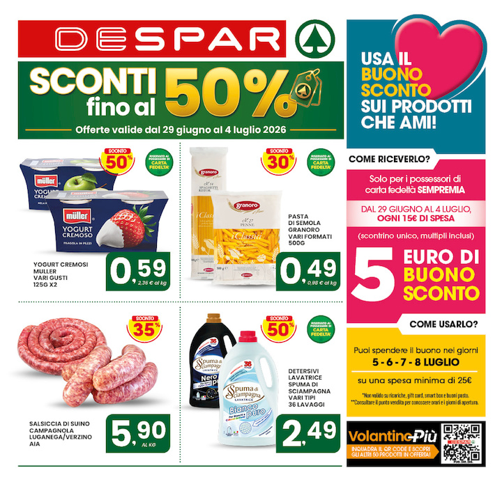 SCONTI fino al 50%