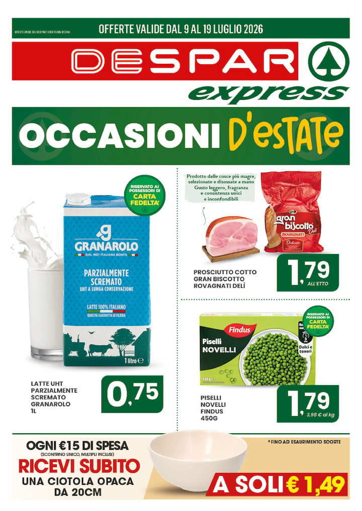 OCCASIONI D'ESTATE