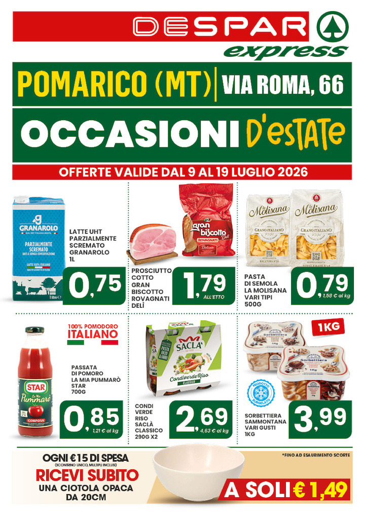 OCCASIONI D'ESTATE