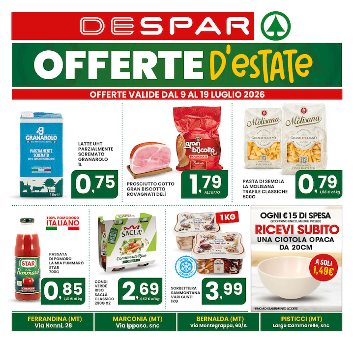 OCCASIONI D'ESTATE