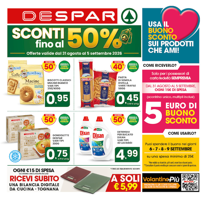 Sconti fino al 50%