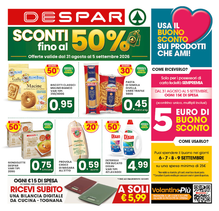 Sconti fino al 50%