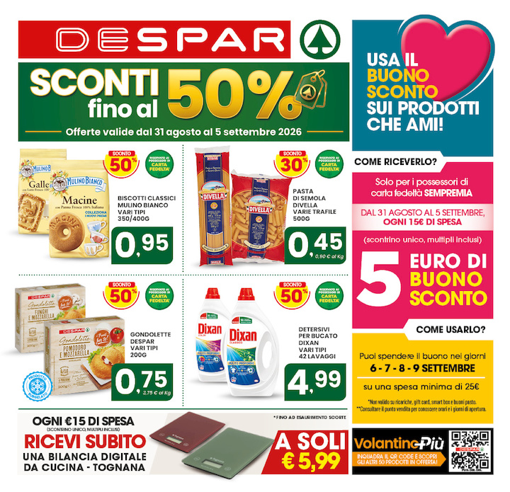 SCONTI FINO AL 50%