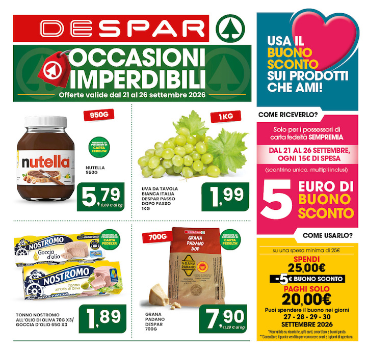OFFERTE IMPERDIBILI
