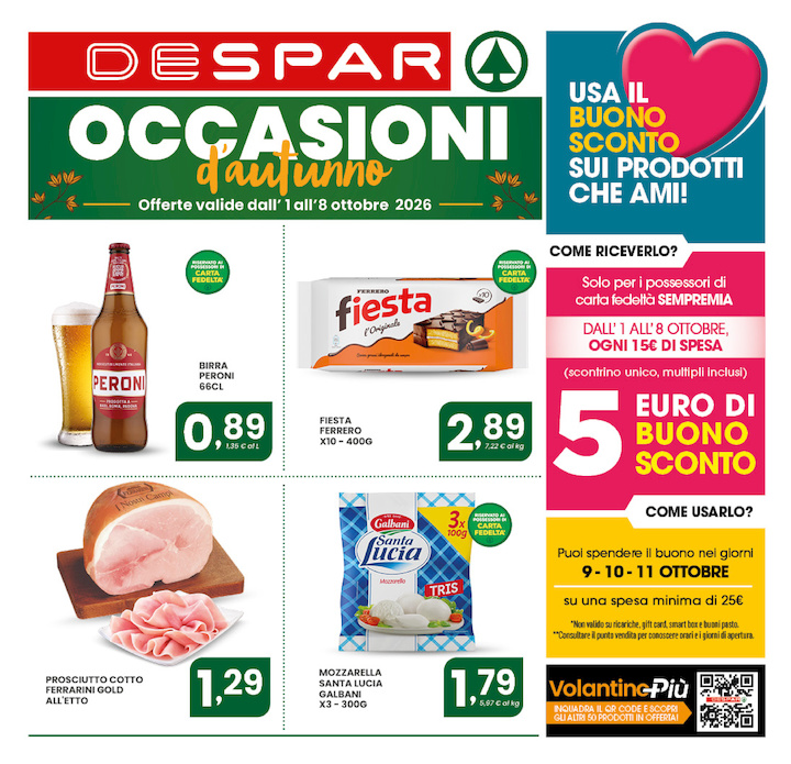 OCCASIONI d'autunno