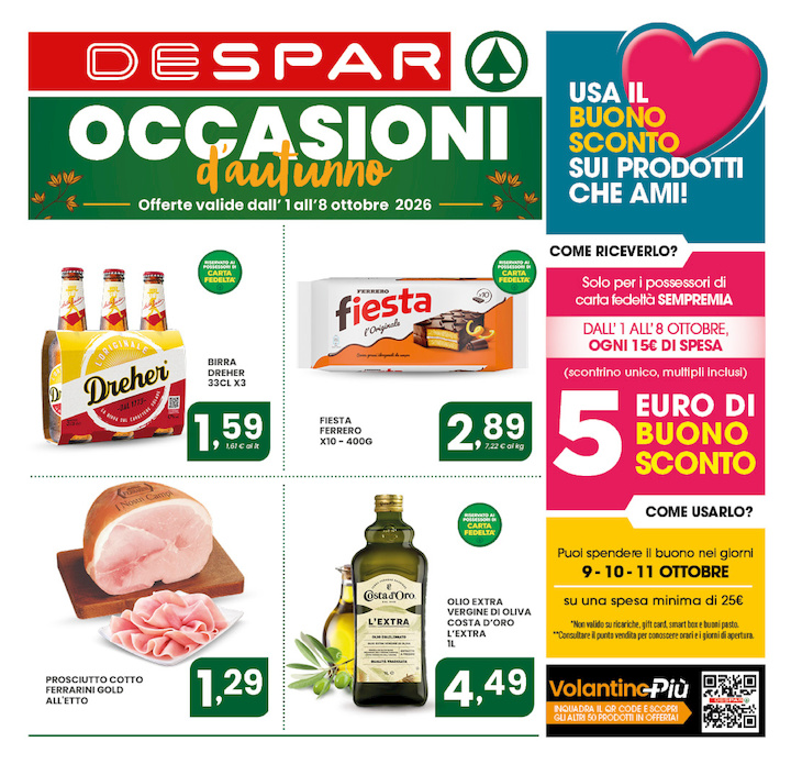 OCCASIONI d'autunno