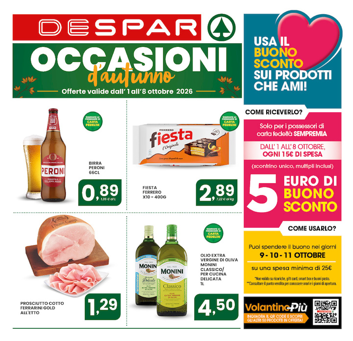 OCCASIONI d'autunno