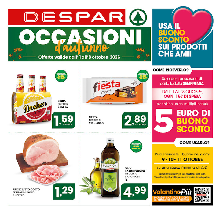 OCCASIONI d'autunno
