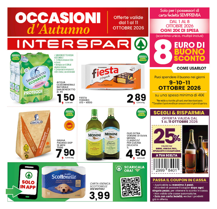 OCCASIONI d'autunno