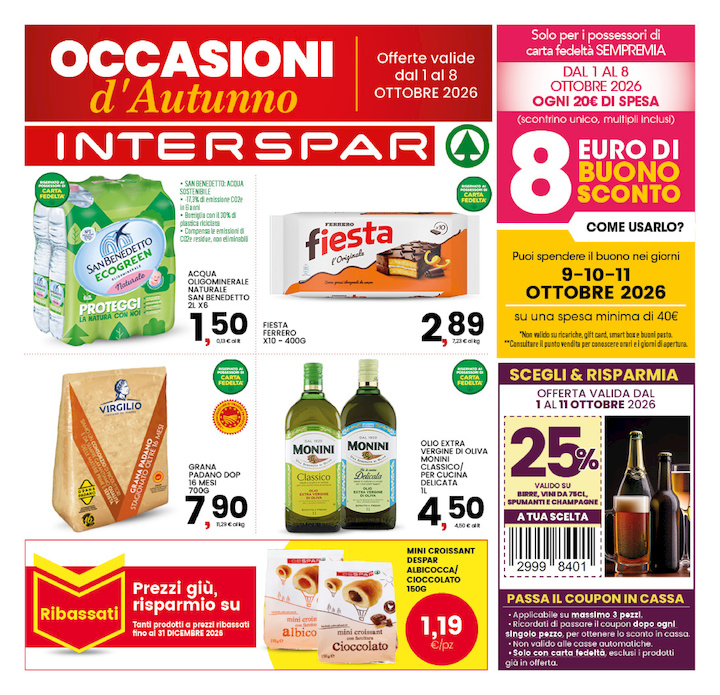 OCCASIONI d'autunno