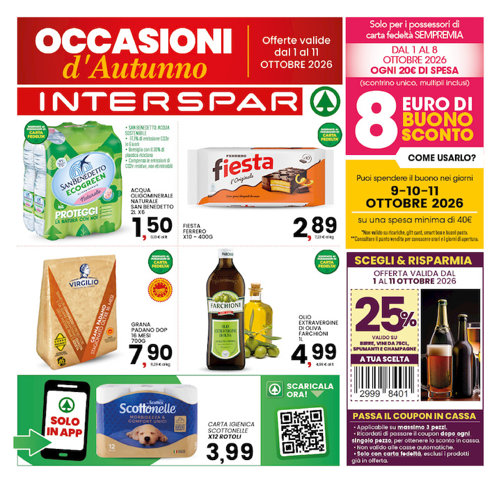 OCCASIONI d'autunno