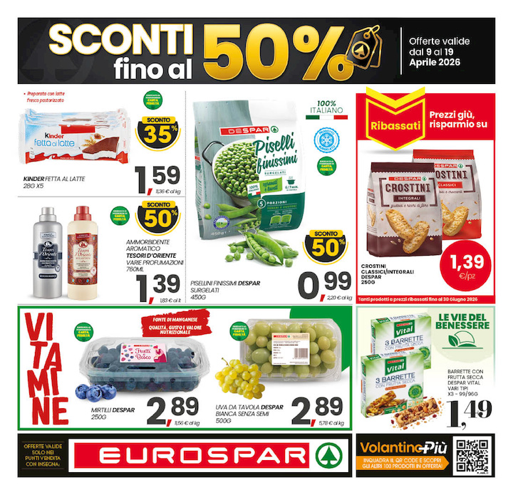 Sconti fino al 50%