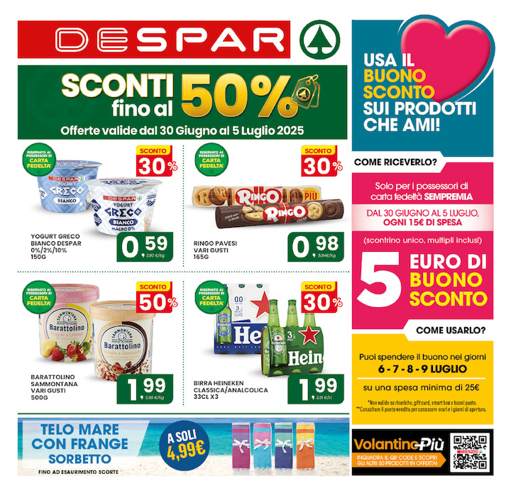 SCONTI FINO AL 50%