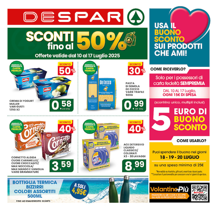 SCONTI FINO AL 50%