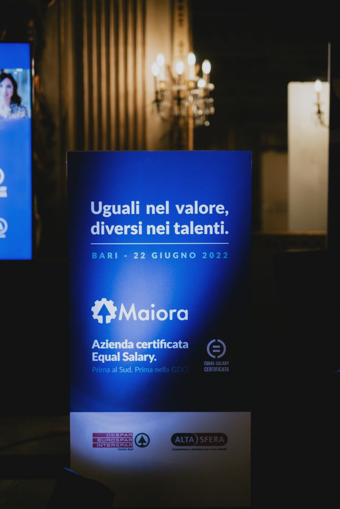 EVENTO MAIORA CERTIFICATA EQUAL SALARY