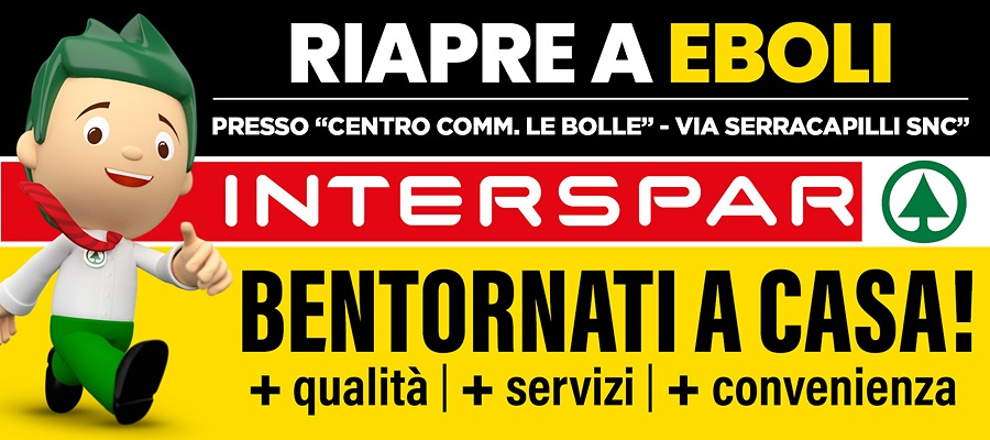 RIAPRE IL NUOVO INTERSPAR DI EBOLI RIAPRE IL NUOVO INTERSPAR DI EBOLI