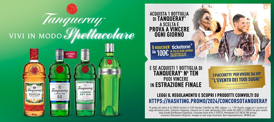 TANQUERAY: VIVI IN MODO SPETTACOLARE